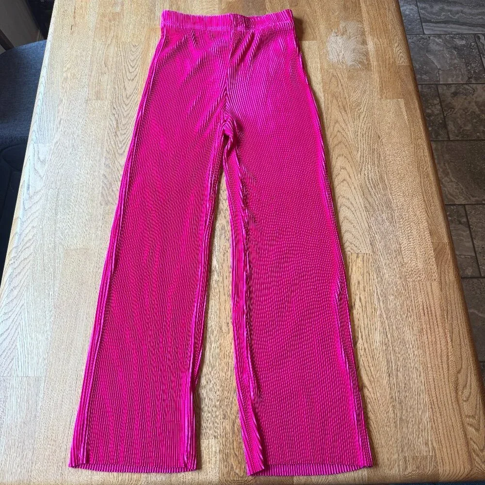 Shein Bae Pink Wide Leg Pants Size XS NWT